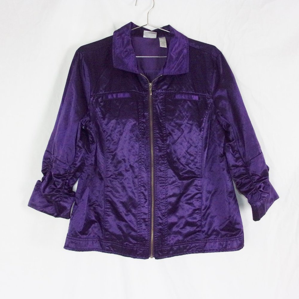 Purple Women’s Zip-Front Jacket